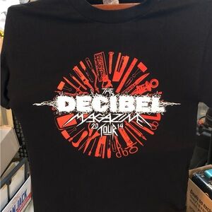 Decibel Magazine Tour 2014 Black T-Shirt Size S